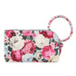 Light Blue Floral Bangle Clutch