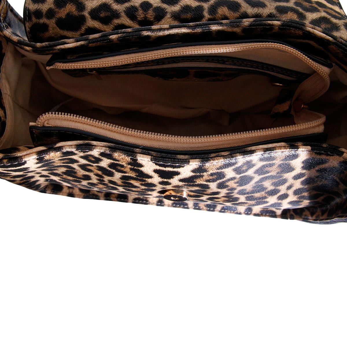 Leopard Designer Hobo Shoulder Bag Set