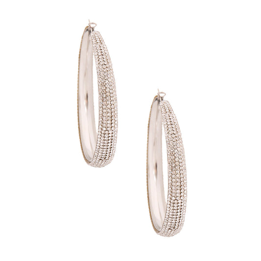 Rhinestone hoops