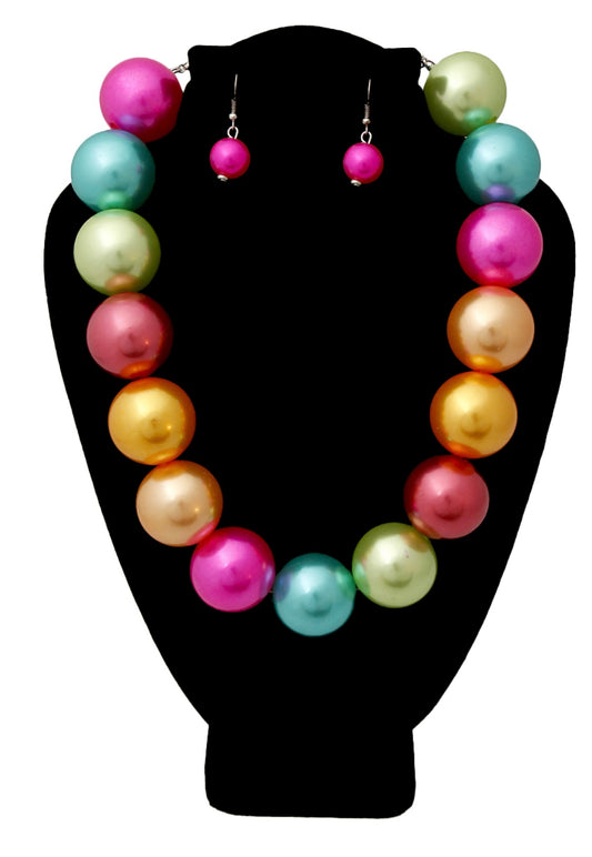 Bubble Gum pearl set (Large)