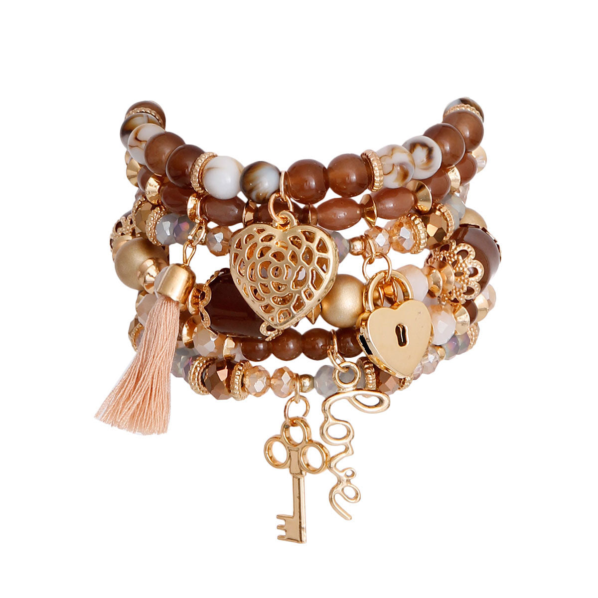 Bracelet Stack | Brown