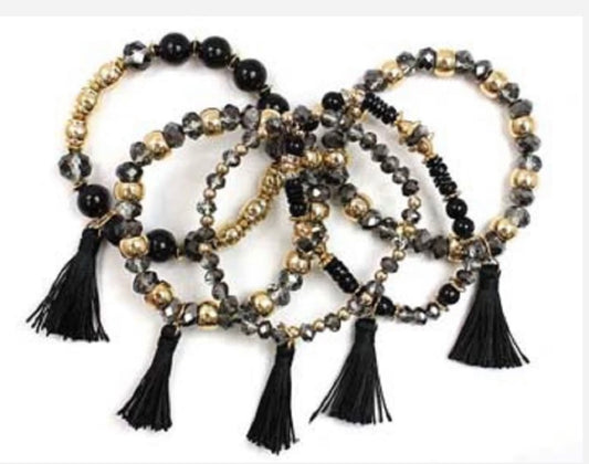 Tassel Stack | Black