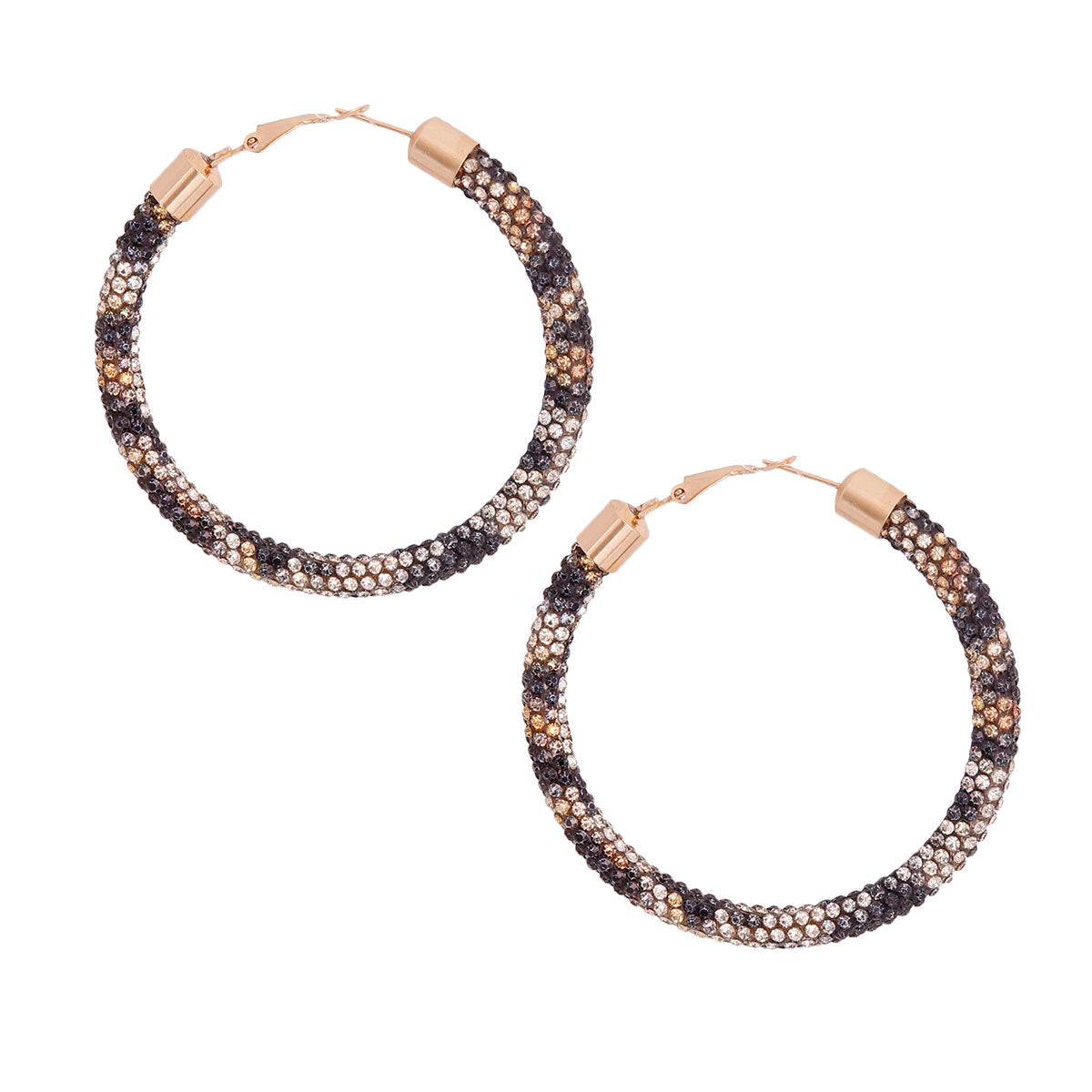 Bling hoops | leopard