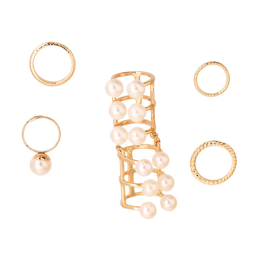 Pearl Cage Ring & friends