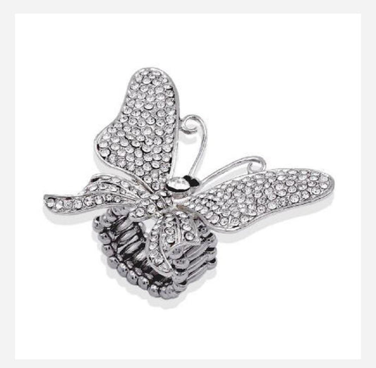 Butterfly Stretch ring | Silver