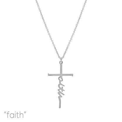 Faith necklace