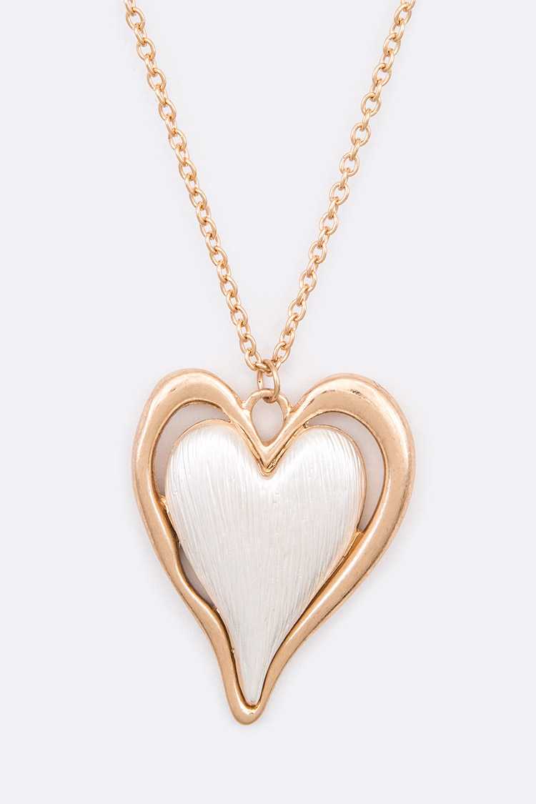 Puffy Heart necklace