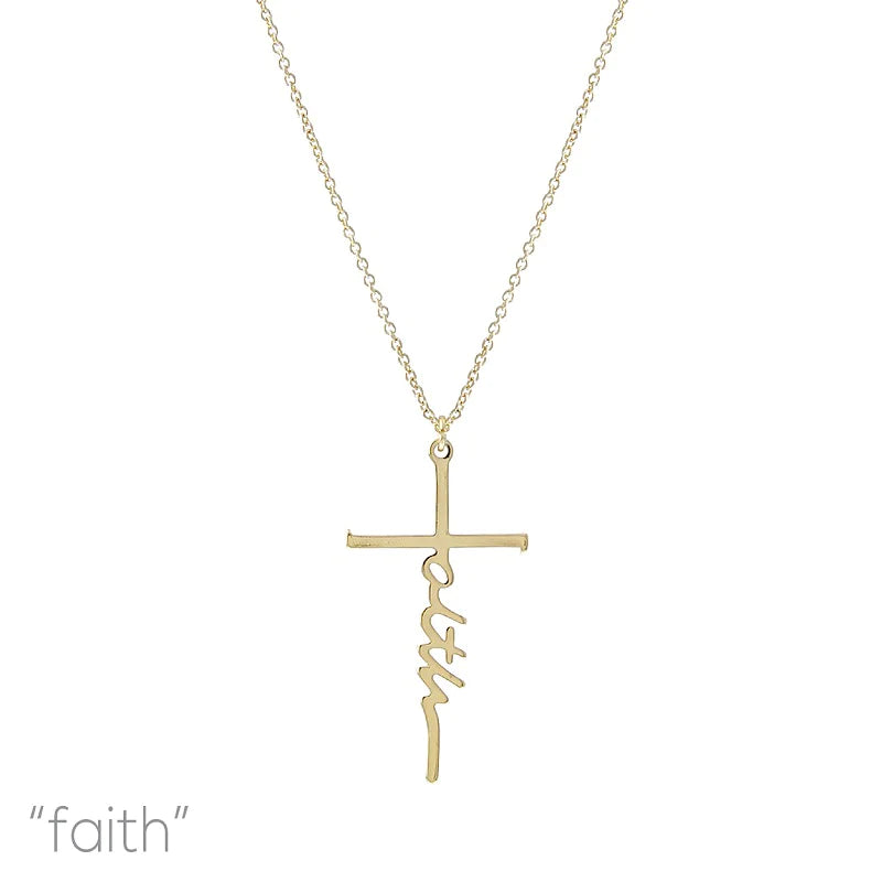 Faith necklace