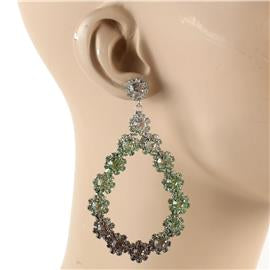 Limeade bling hoops
