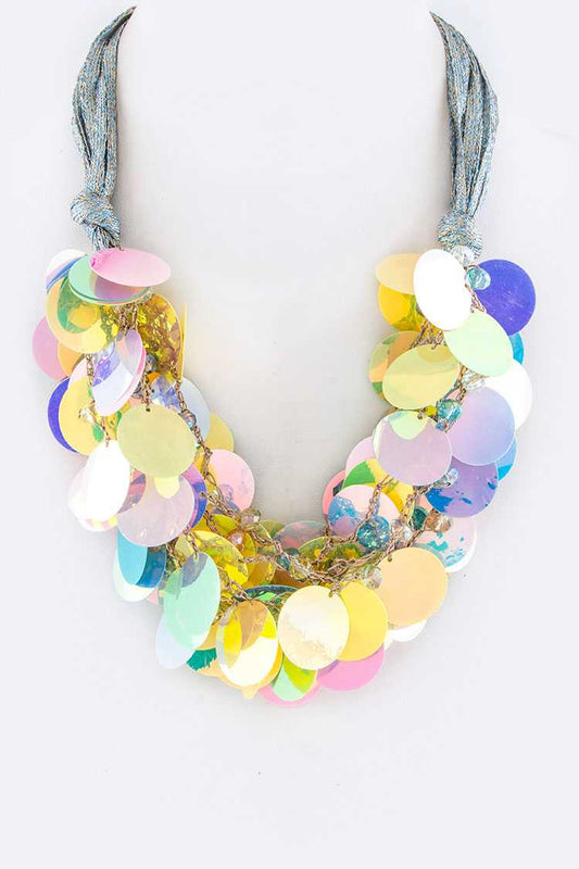 Holographic necklace -Multi