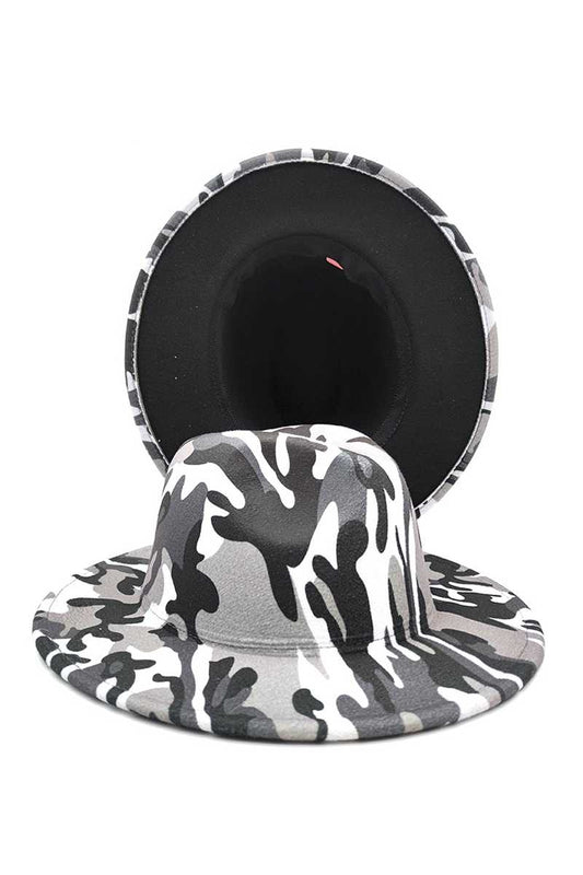 Camo Fedora | Grey