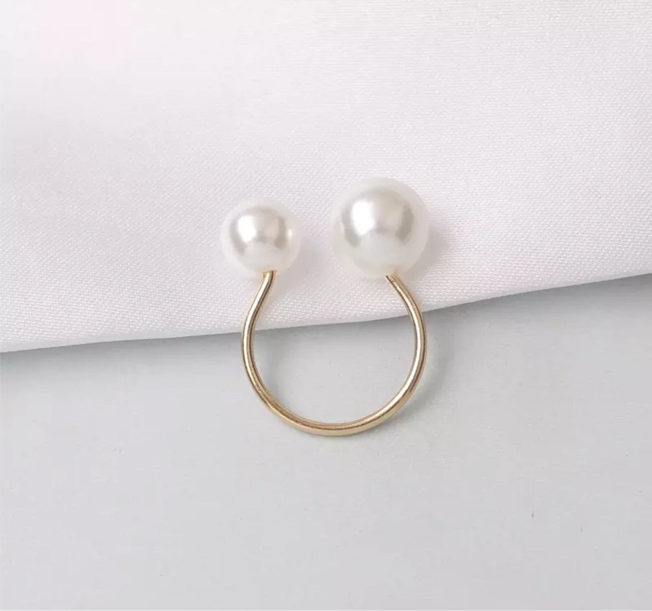 Pearl duo ring