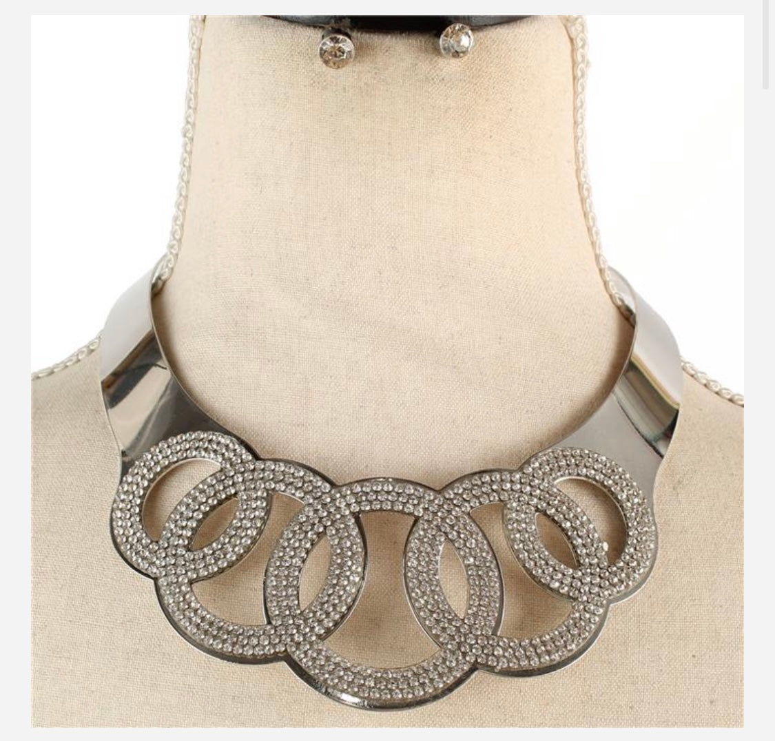 Champion choker set | Silvers