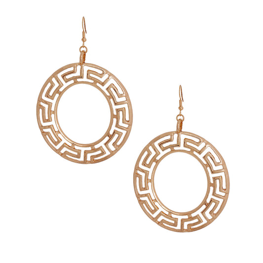 Greek inspired earrings | Round
