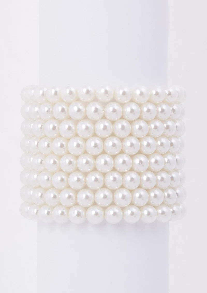 Pearl Line up bracelets