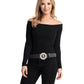 Black and Gold Designer 5 Belt