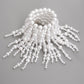 White Dripping Pearl Fringe Bracelet