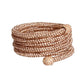 Rose Gold Coiled Tube Bracelet