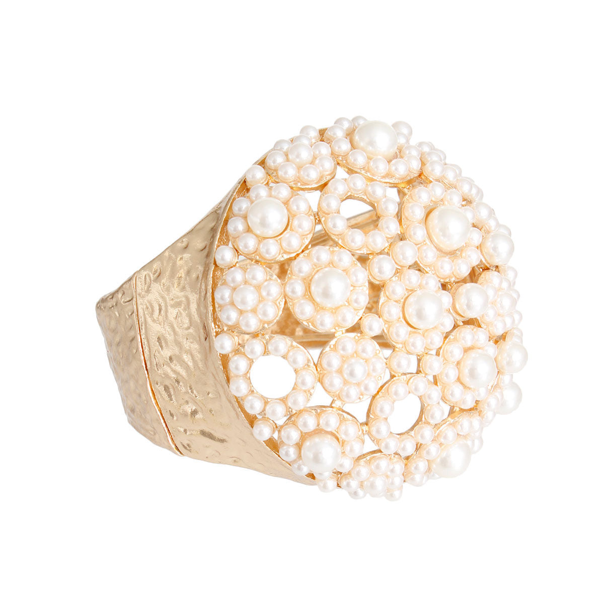 Cream Chunky Domed Cuff