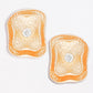 Clip On Gold Medium Vintage Earrings for Women
