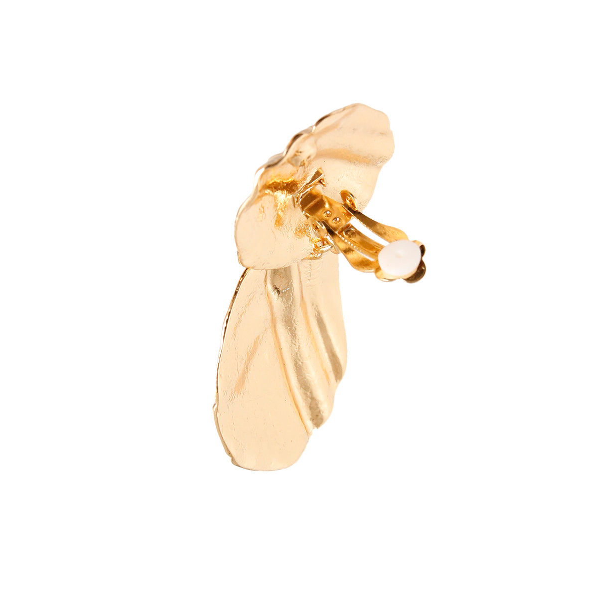 Gold Metal Double Disc Clip Ons