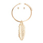 Gold Leaf Pendant Necklace