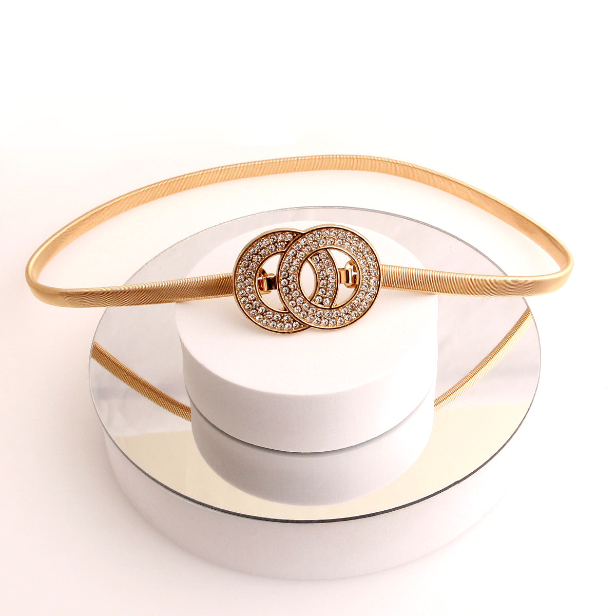 Gold Stone Infinity Belt