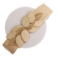 Woven Ivory Leaf Belt