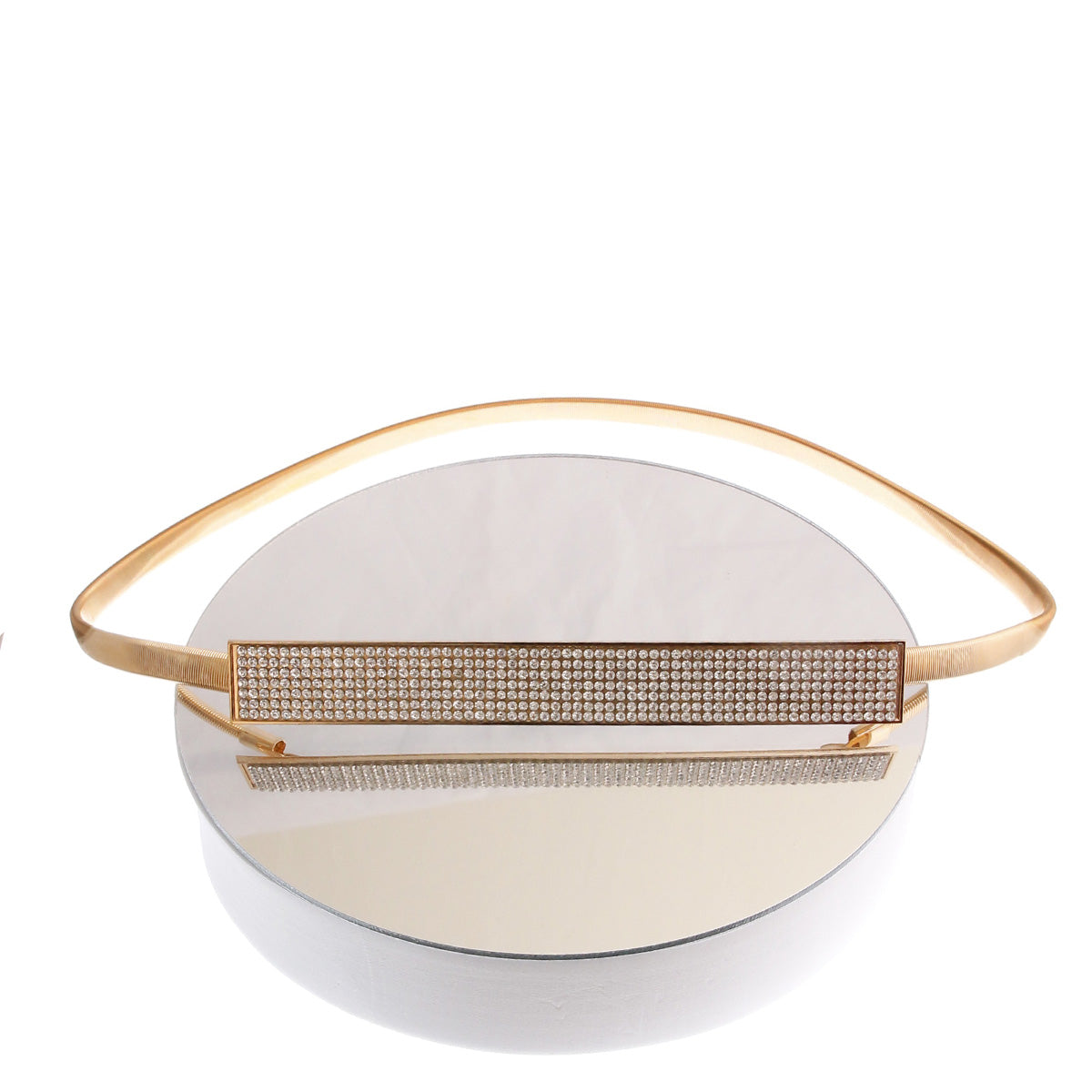 Gold Stone Plate Belt