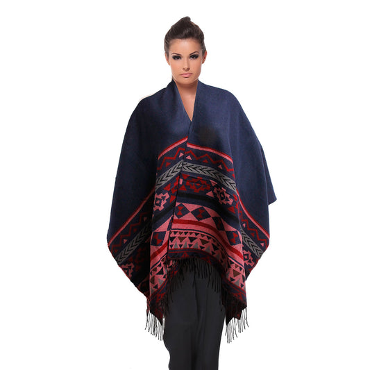 Pink Aztec Print Shawl Scarf