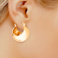 Hoop 14K Gold Mini Ball Earrings for Women