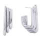 Hoop White Gold Small Stack Hook Earring for Women