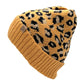 Mustard Leopard Cuff Beanie