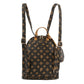 Brown Monogram Backpack Set