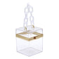 Clear Boxy Crossbody Clutch