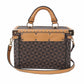 Brown Square Trunk Handbag