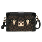 Designer Brown Mini Suitcase Clutch