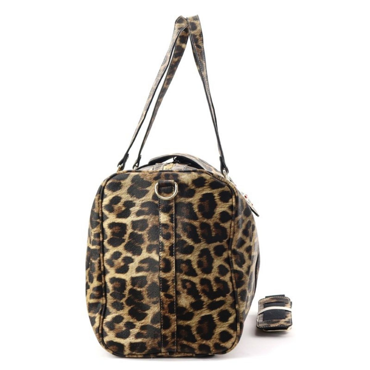 Leopard Print Trolley Weekender Duffel