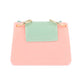 Pink and Mint Mini Jelly Crossbody Bag