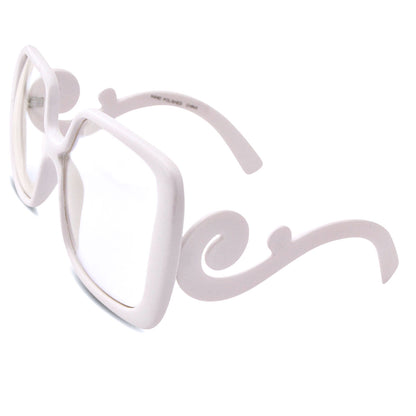 Retro Square Clear Sunglasses