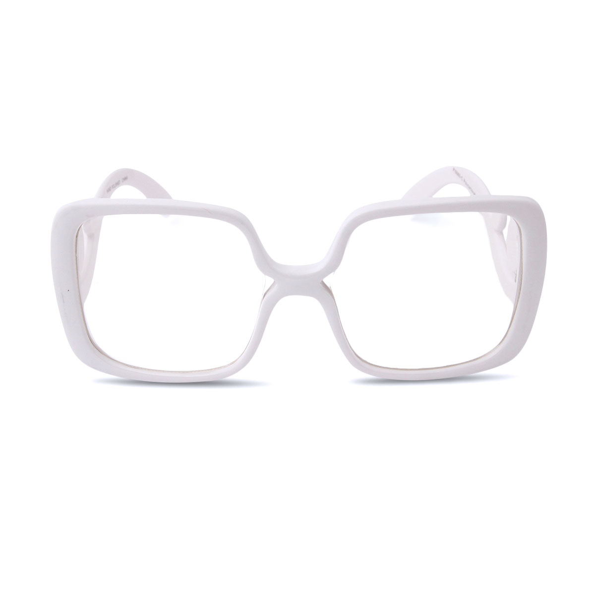 Retro Square Clear Sunglasses