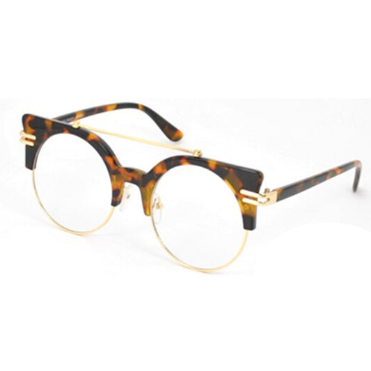 Tortoiseshell Cat Eye Retro Clear Glasses