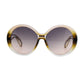 Yellow Gradient Round Sunglasses