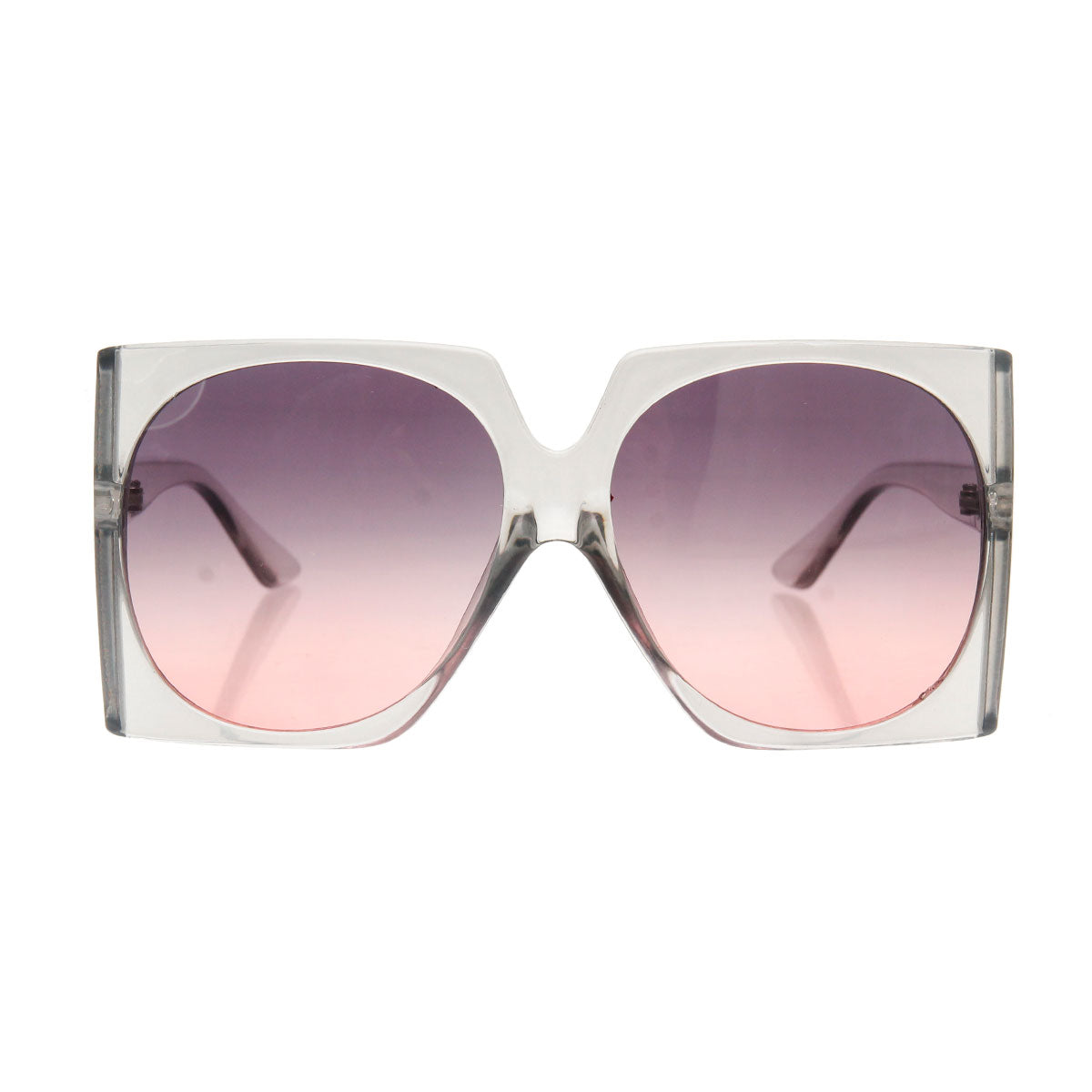 Gray Square 70s Sunglasses