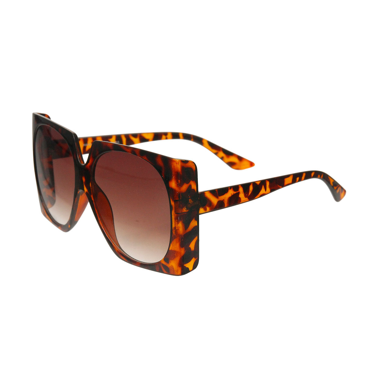 Tortoiseshell Square 70s Sunglasses