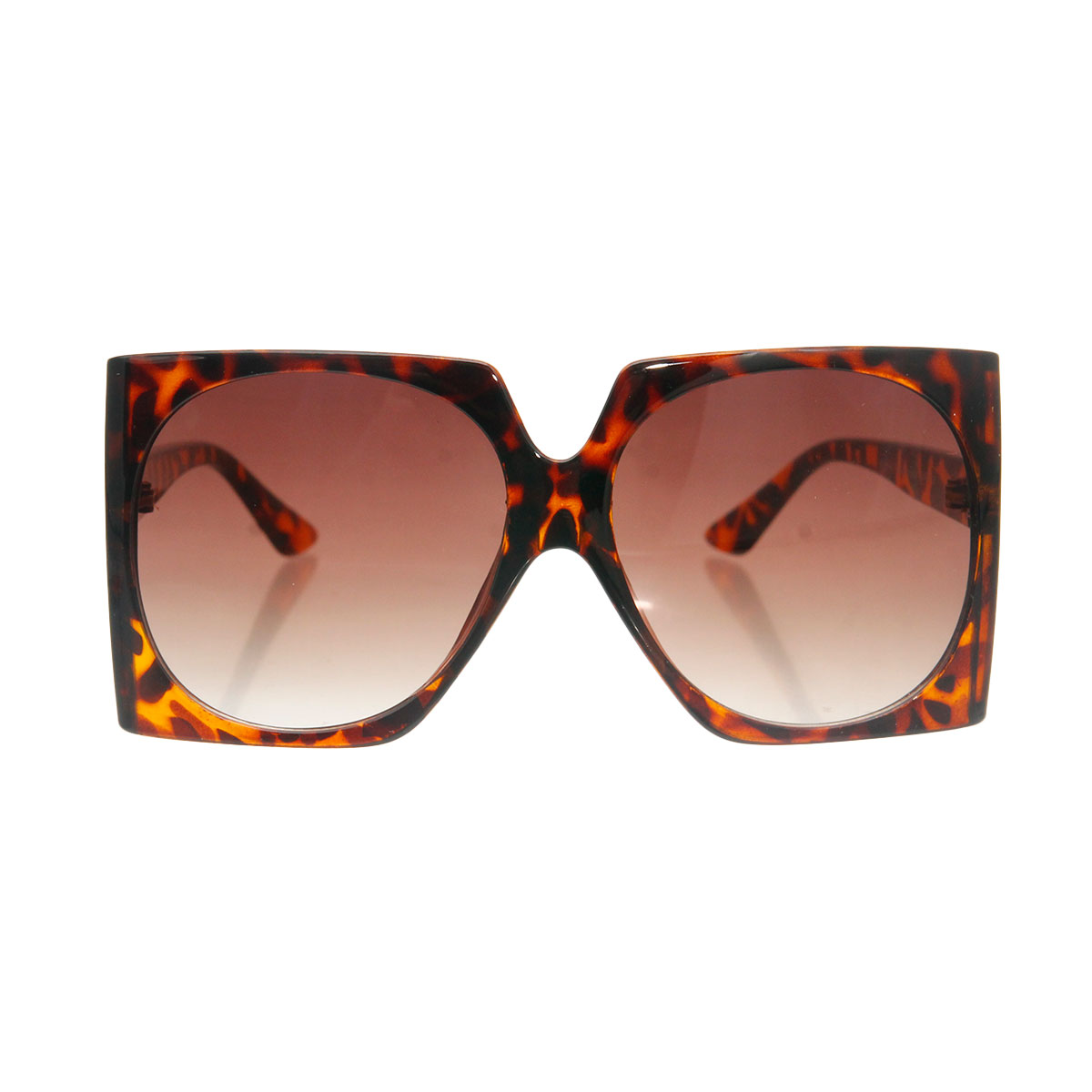 Tortoiseshell Square 70s Sunglasses