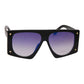 Blue Square Stud Sunglasses