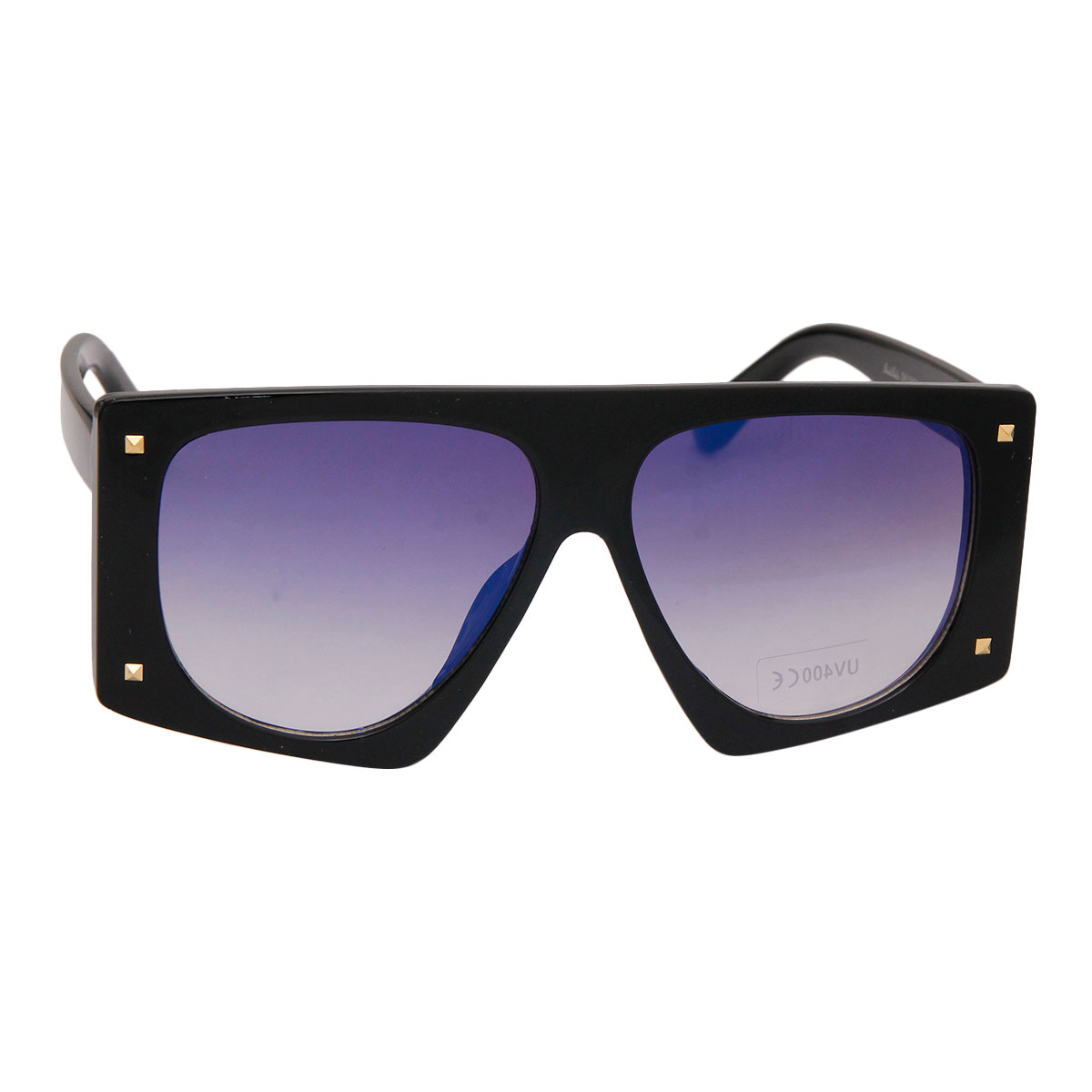 Blue Square Stud Sunglasses