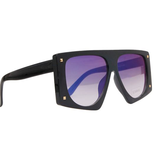 Blue Square Stud Sunglasses