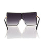 Black Square One Lens Sunglasses
